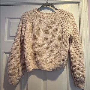 Altar'd State Cream Knit Sweater